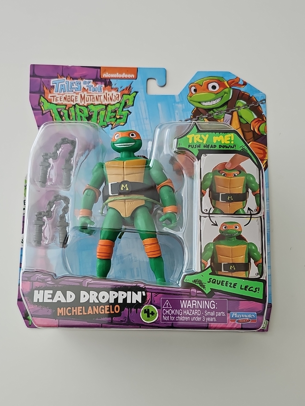 Teenage Mutant Ninja Turtles Head Droppin Michelangelo New